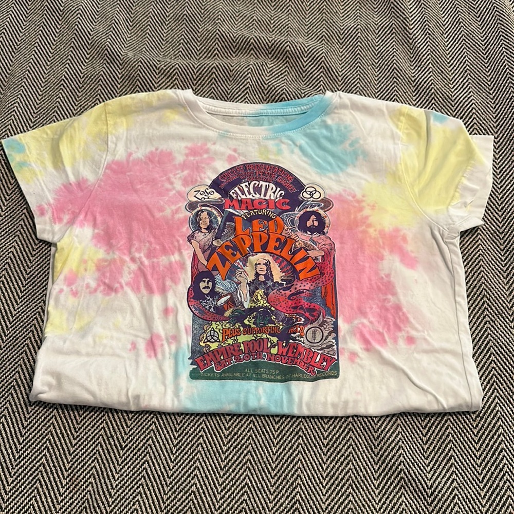 Led Zeppelin Tie Dye Band Tee
